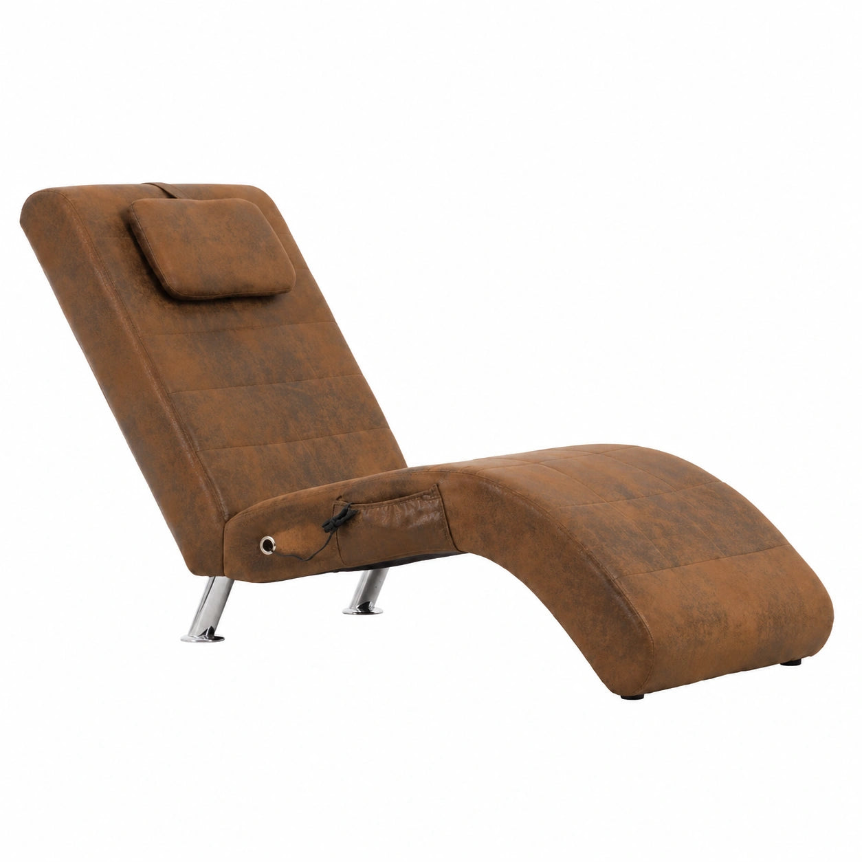 Poltrona Relax Riscaldante con Massaggio, Imbottitura Comoda, Design Ergonomico, Rivestimento Ecopelle